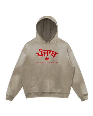 Panjab Five Rivers Faded Hoodie