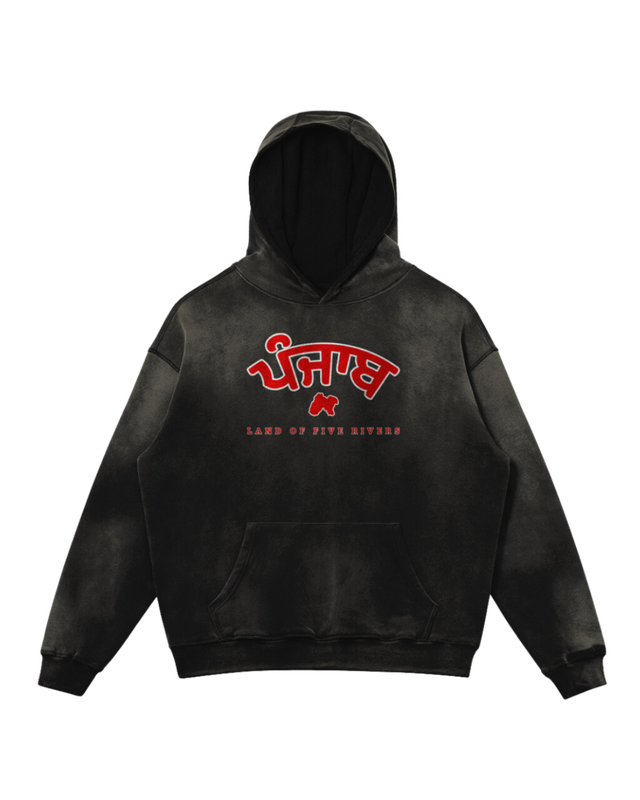 Panjab Five Rivers Faded Hoodie