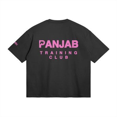 Panjab Training Club Boxy T-shirt, Pink Font