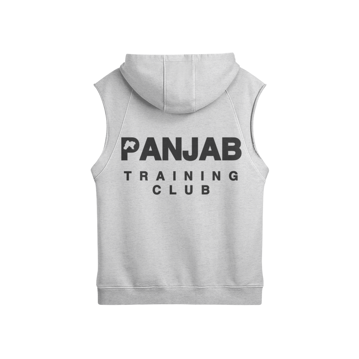 Panjab Training Club Oversized Washed Sleeveless Hoodie