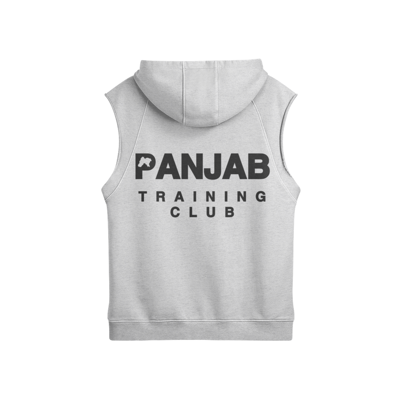 Panjab Training Club Oversized Washed Sleeveless Hoodie