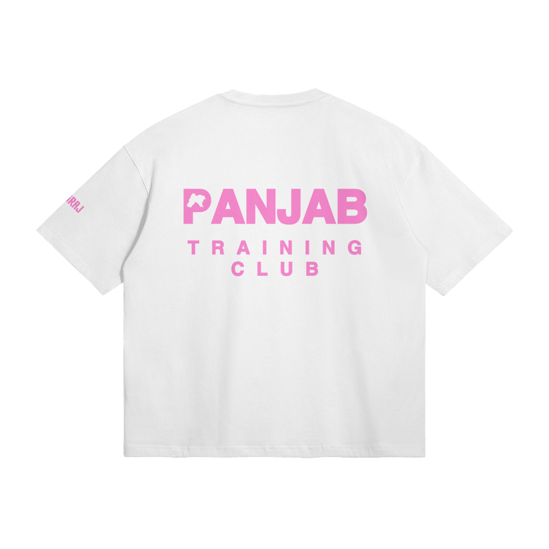 Panjab Training Club Boxy T-shirt, Pink Font
