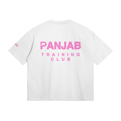 Panjab Training Club Boxy T-shirt, Pink Font