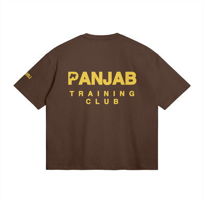 Panjab Training Club Boxy T-shirt, Golden Font