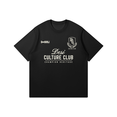 Desi Cultural Club Squad Black T-shirt