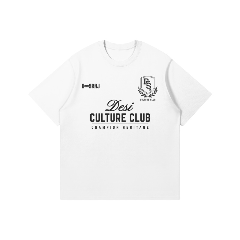 Desi Cultural Club Squad White T-shirt