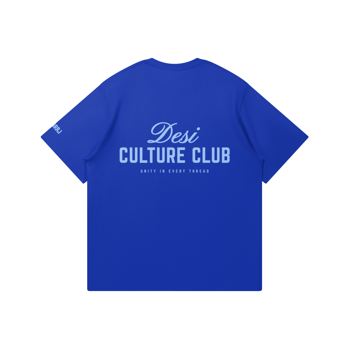 Desi Cultural Club Blue T-shirt