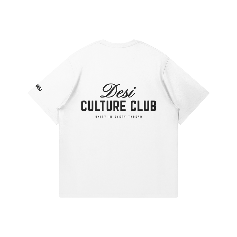 Desi Cultural Club White T-shirt