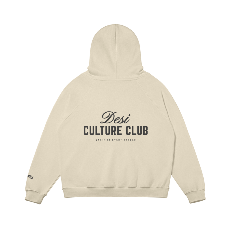 Desi Culture Club Hoodie Sand