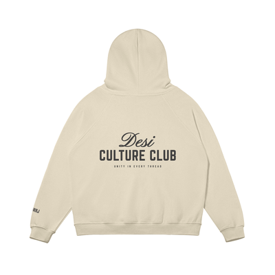 Desi Culture Club Hoodie Sand