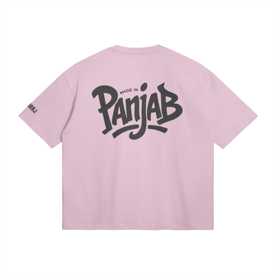 Made In Panjab Boxy Fit T-shirt Black Logo