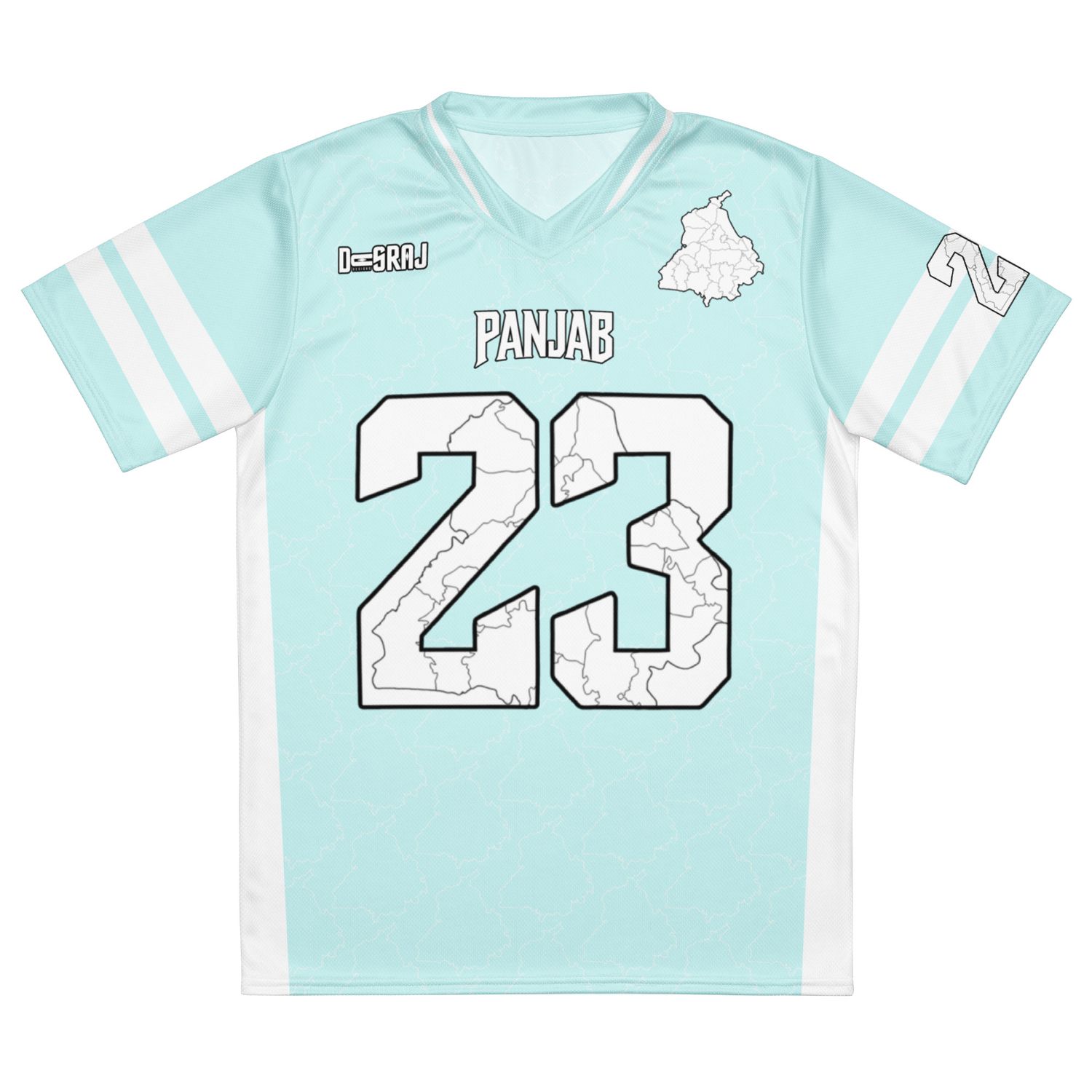District 23 Cool Blue Panjab Jersey