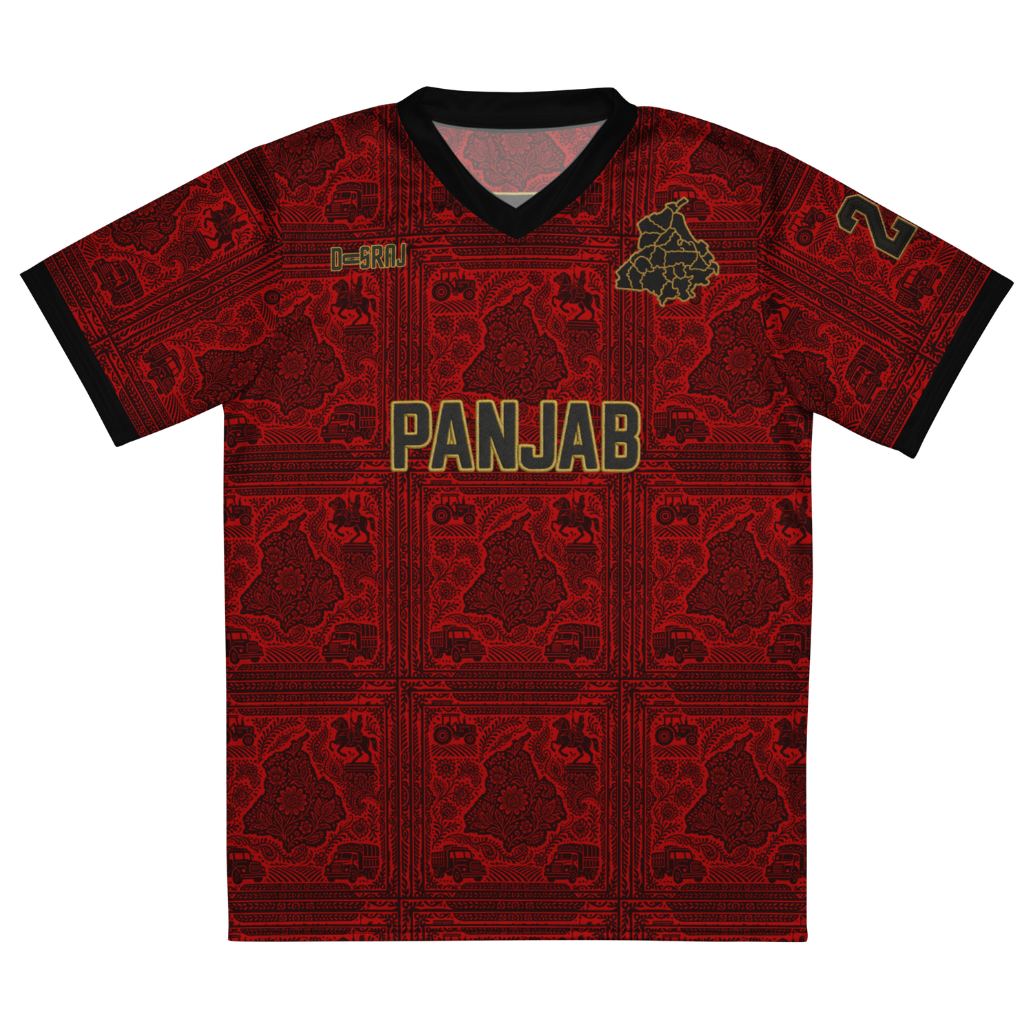 House Of Punjab Red Jersey