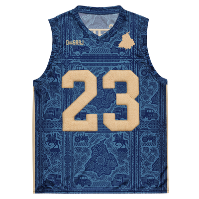 House Of Punjab Blue Basketball Jersey
