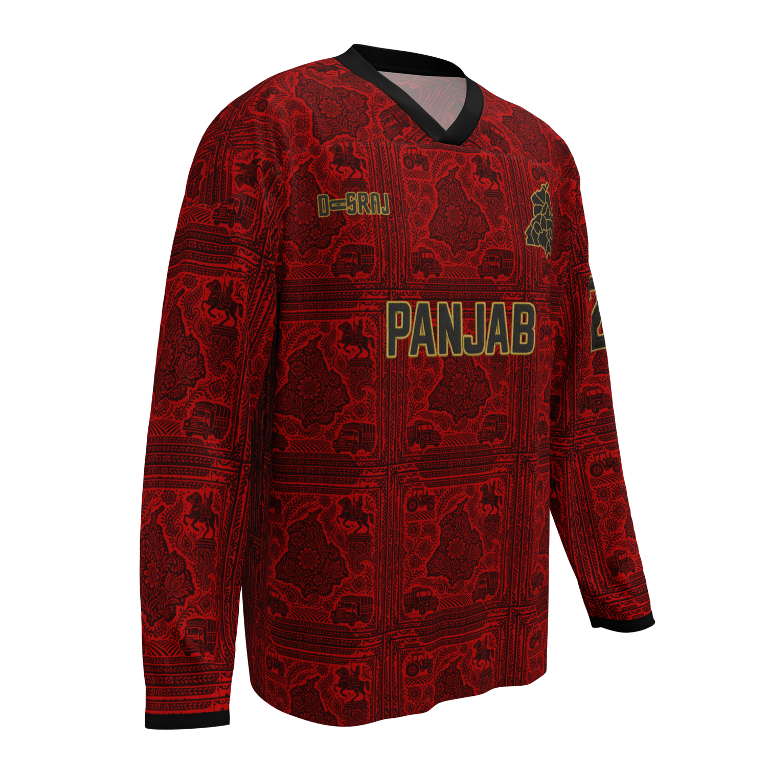 House Of Punjab Red Hockey Jersey