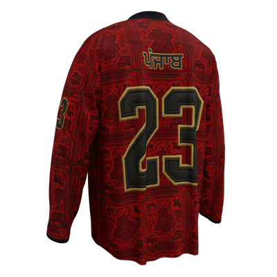 House Of Punjab Red Hockey Jersey