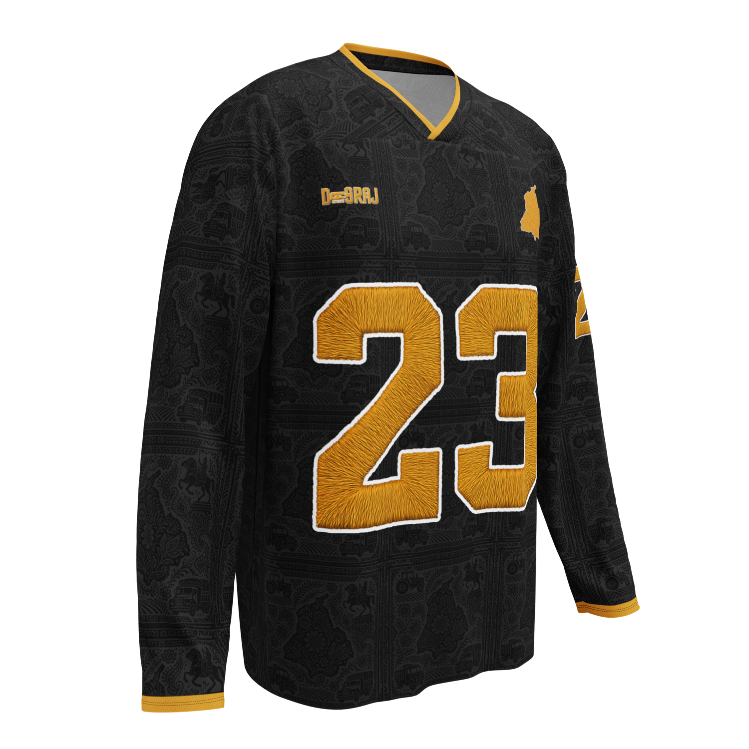 House Of Punjab Black Hockey Jersey
