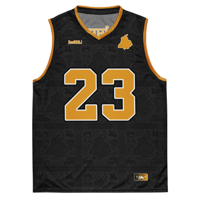 House of Panjab Black Basketball Jersey