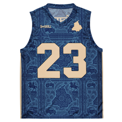 House Of Punjab Blue Basketball Jersey