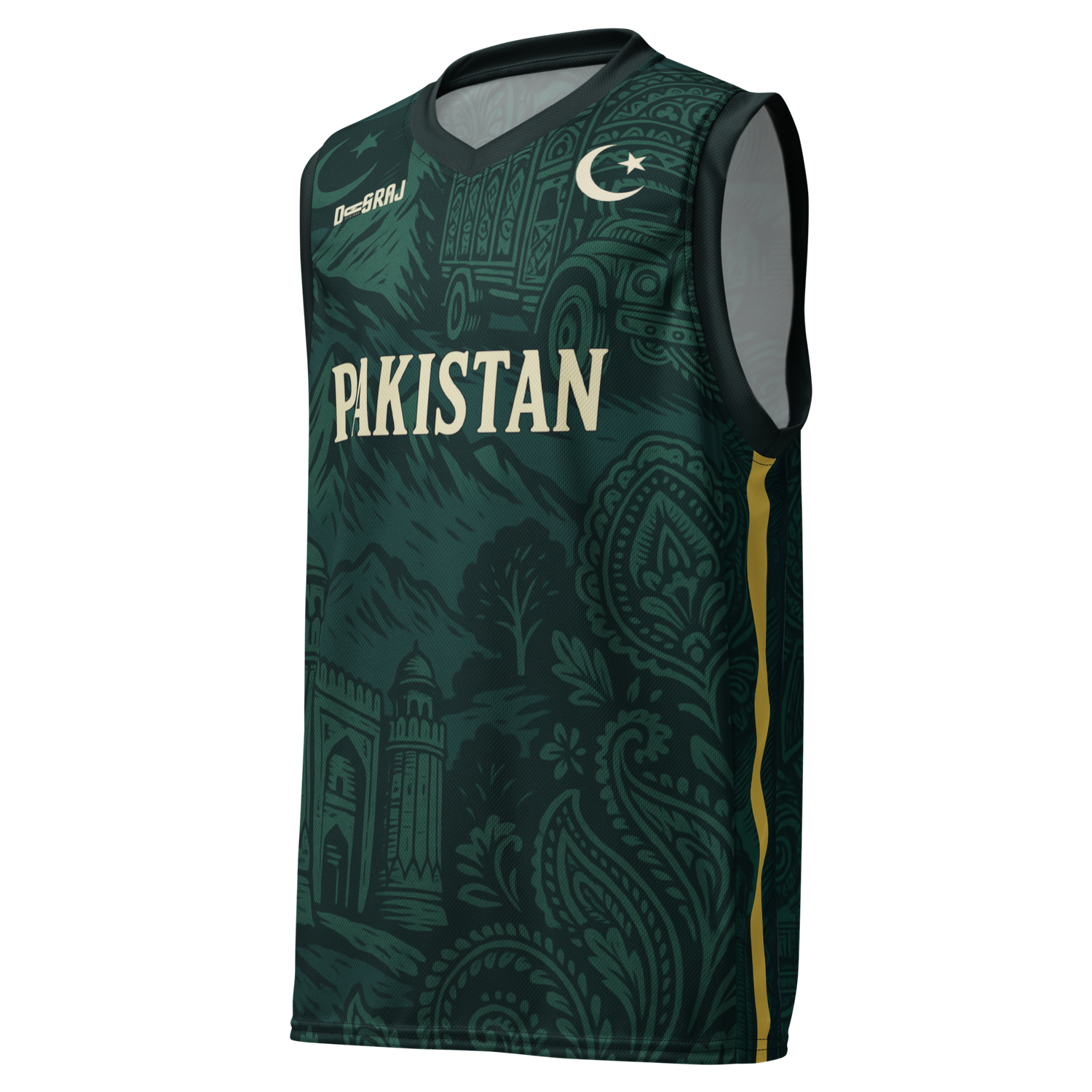 Crescent &amp; Star Basketball Jersey