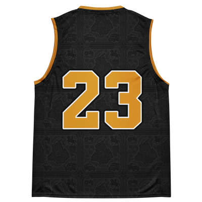 House of Panjab Black Basketball Jersey