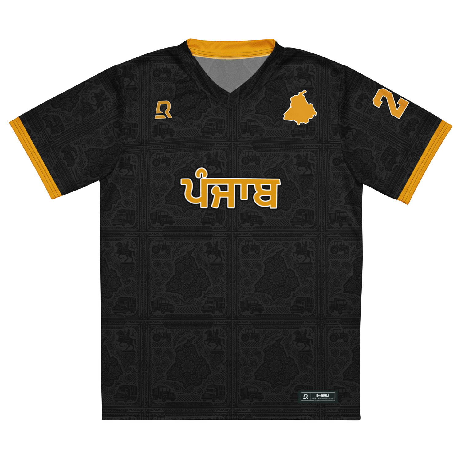 House of Panjab Black Jersey