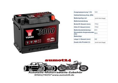 Batterie YUYSA YBX3027