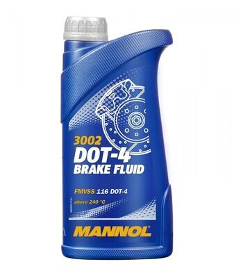 MANNOL DOT-4 BRAKE FLUID DOT 4 MN3002-1 Bremsflüssigkeit