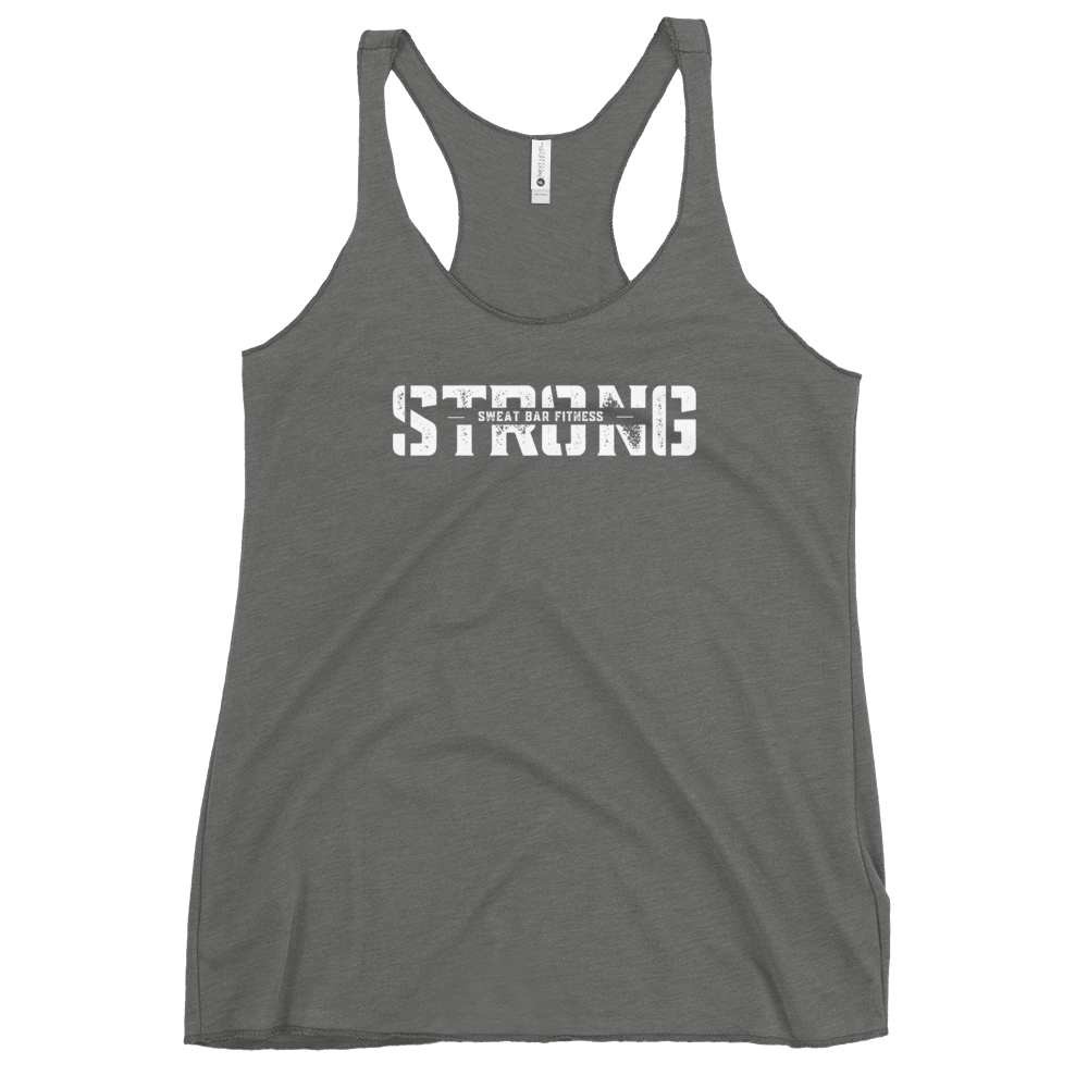 STRONG Triblend Racerback Tank