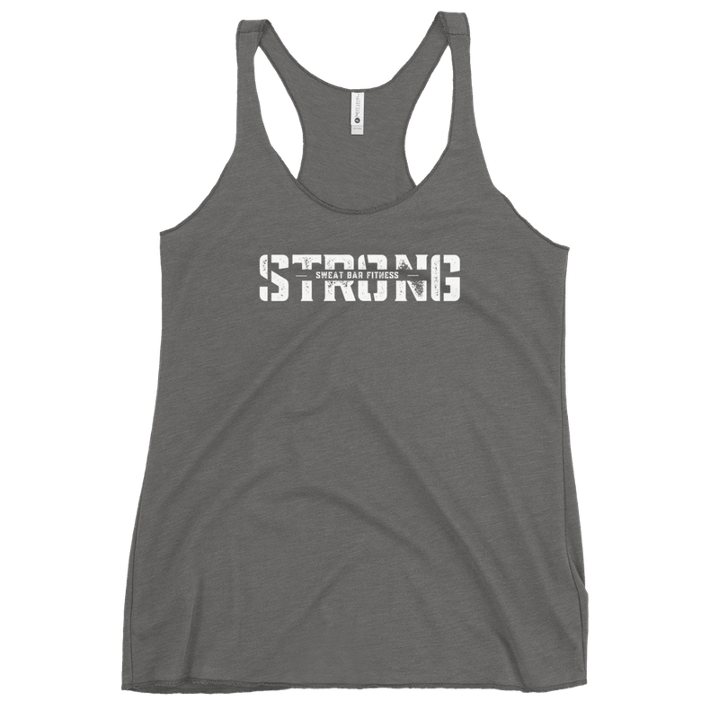STRONG Triblend Racerback Tank