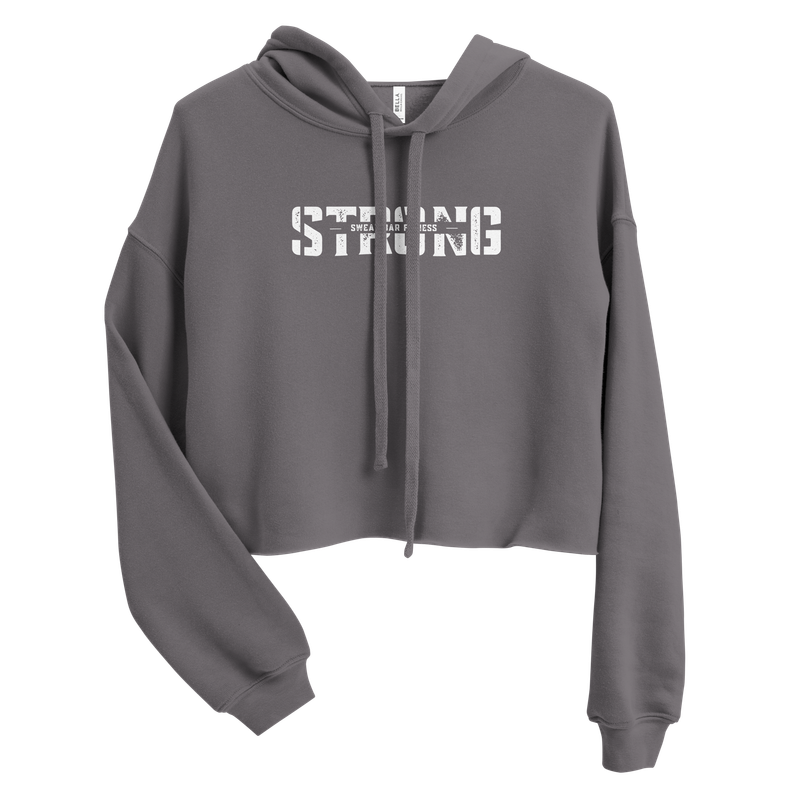 STRONG Cropped Pullover Hoodie