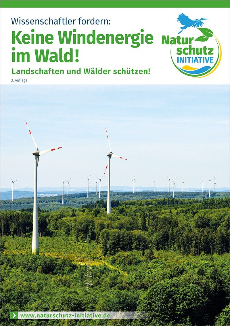 Wissenschaftler fordern: Keine Windenergie im Wald! - Aktualisierte Neuauflage