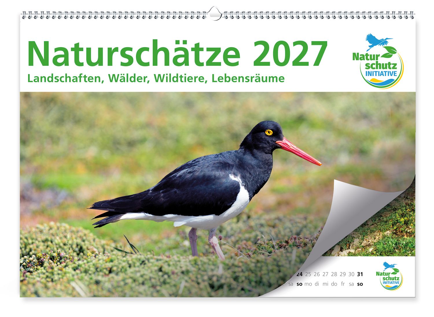 Kalender "Naturschätze 2027" - Format DIN A4