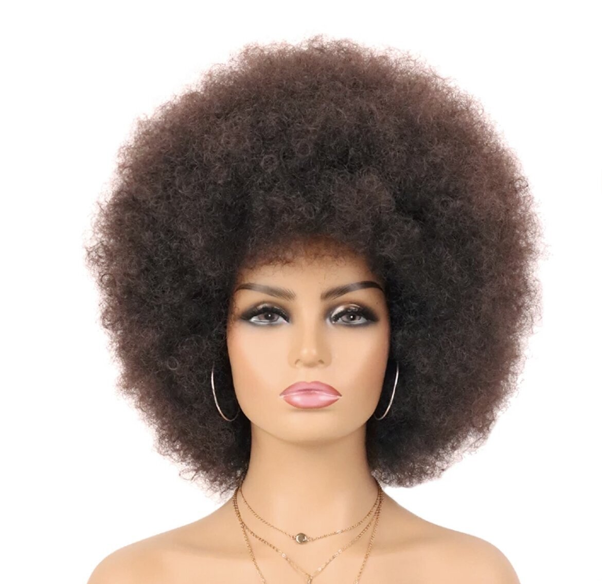 Short synthetic Afro wig 10