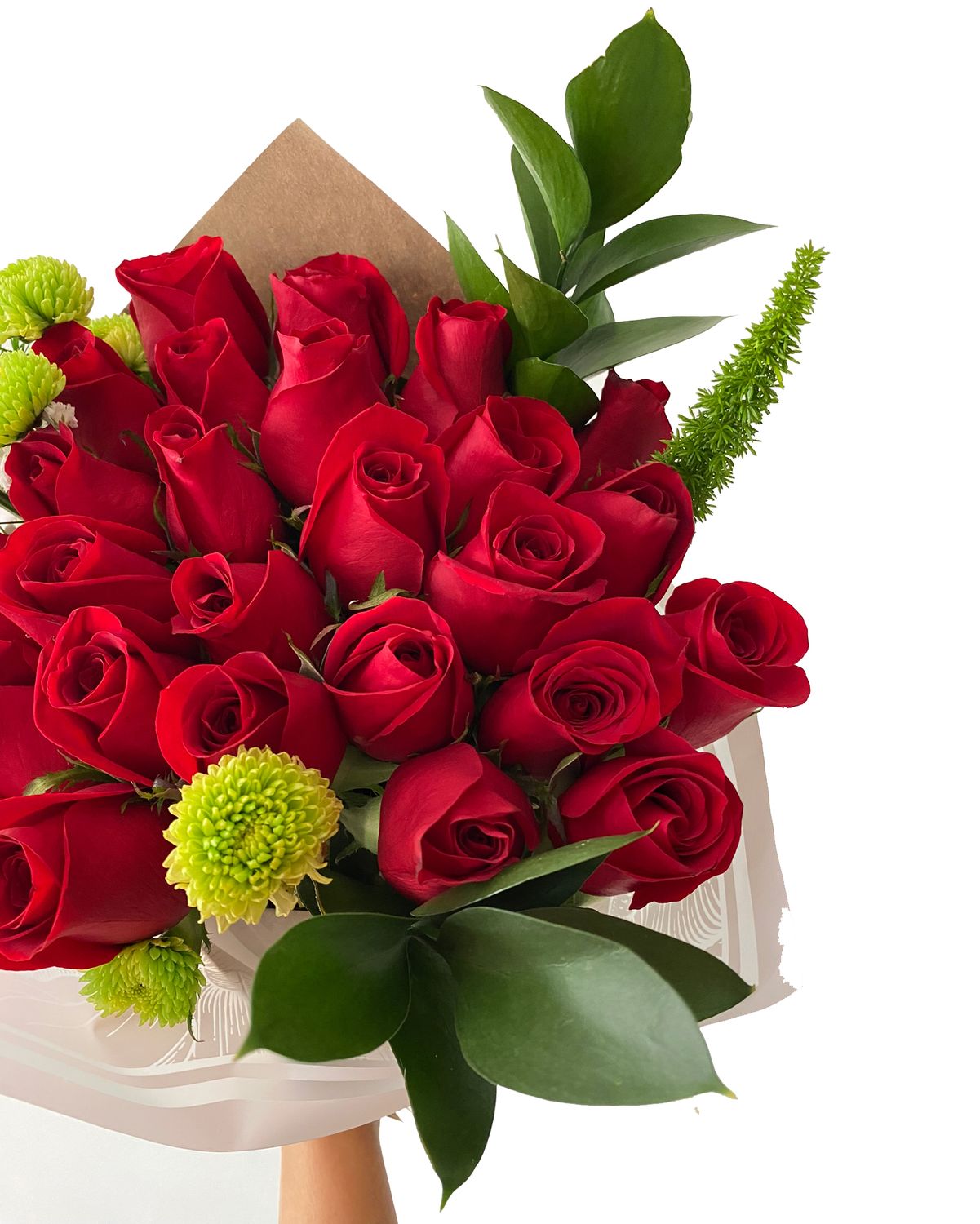 Ramo 24 rosas (poco follaje)