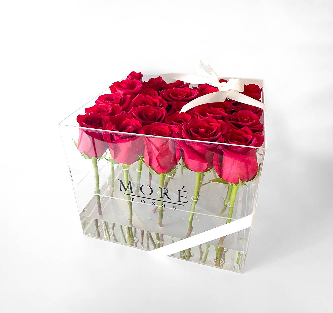 Cristal Box 25 rosas