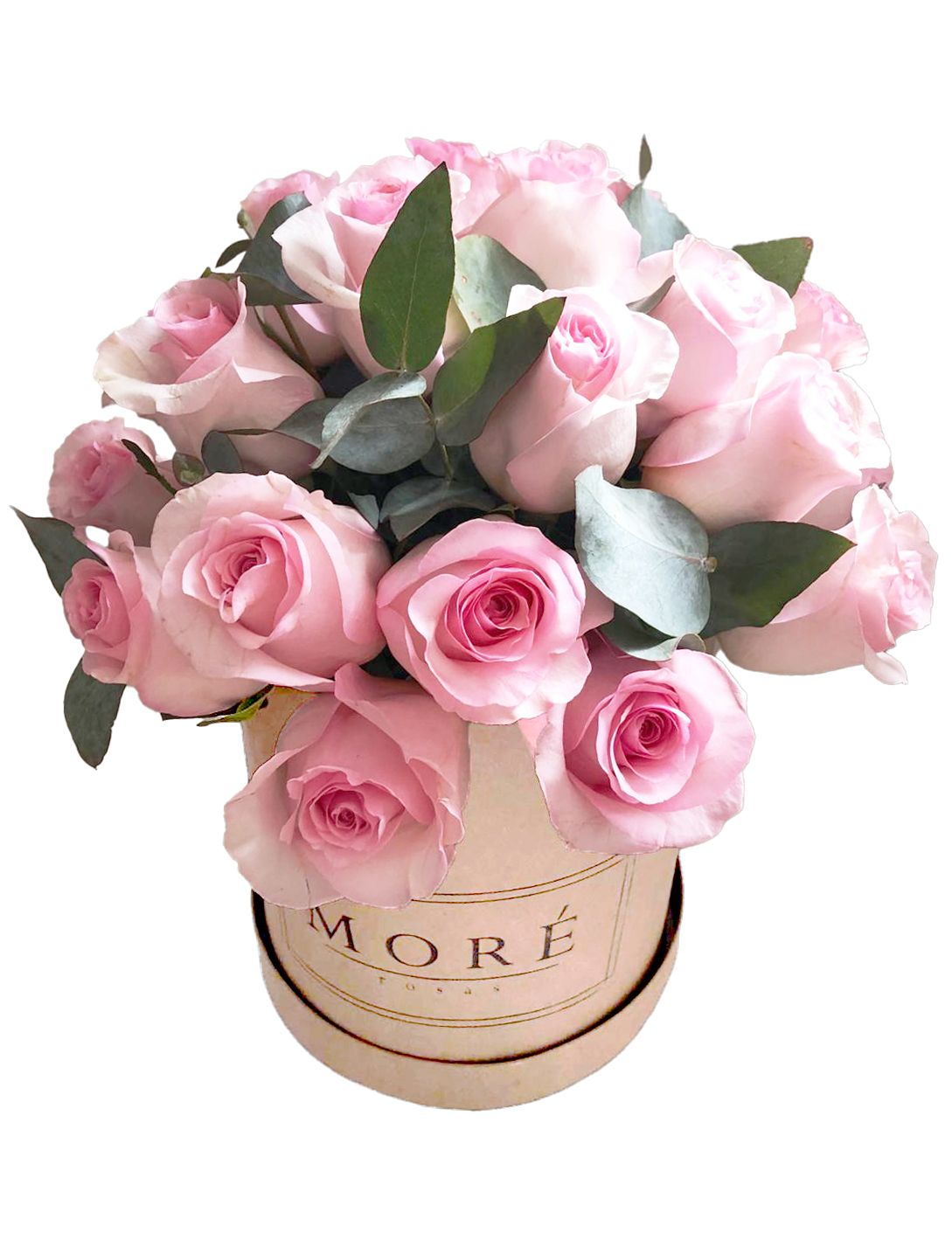 24 rosas en Caja Circular