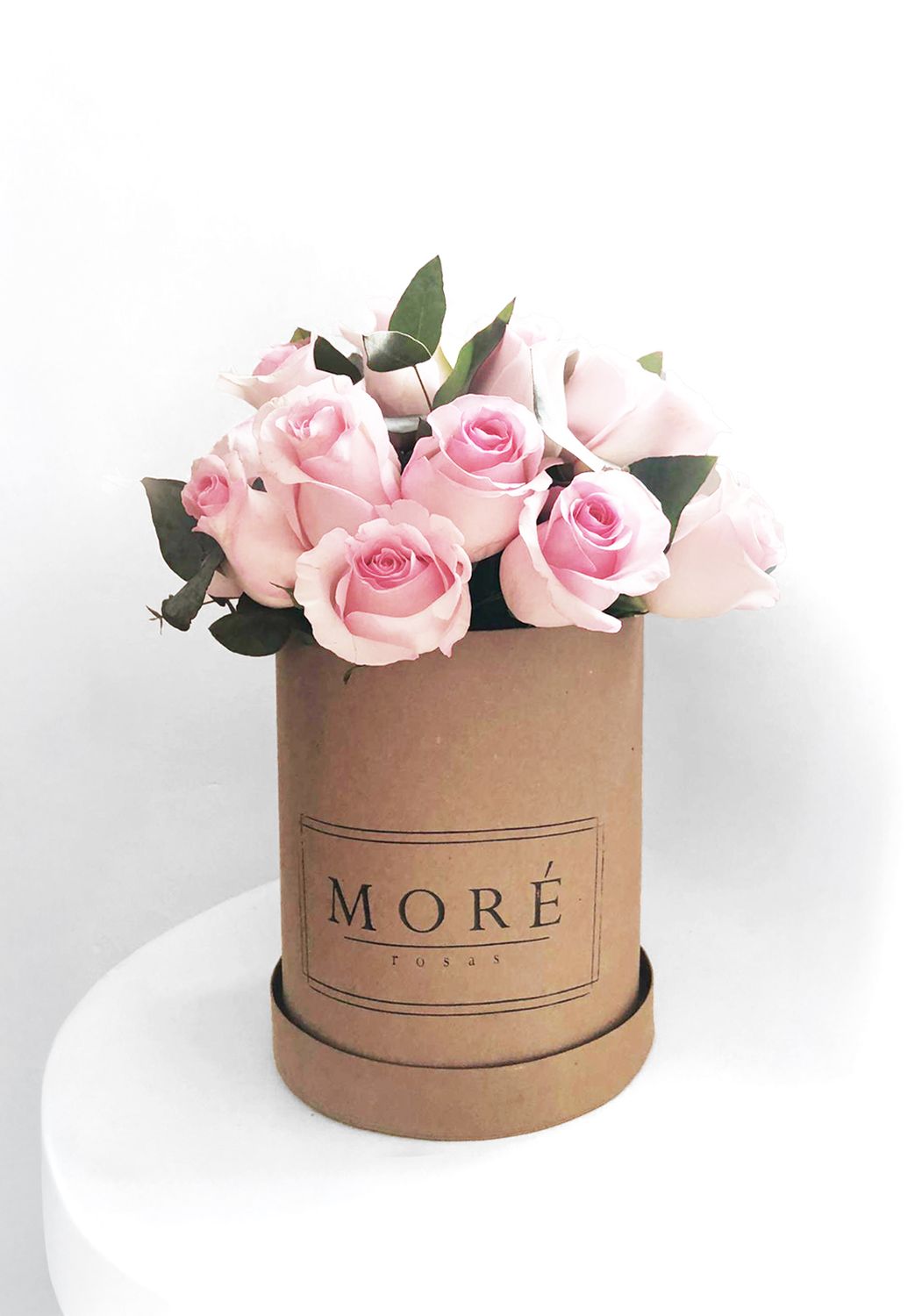 24 rosas en Caja Circular