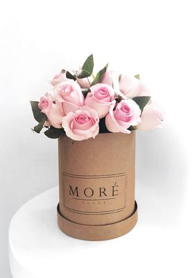 24 rosas en Caja Circular