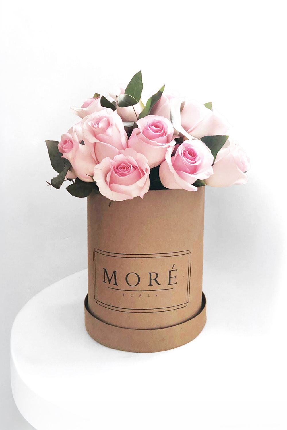 24 rosas en Caja Circular