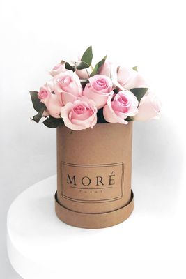 24 rosas en Caja Circular