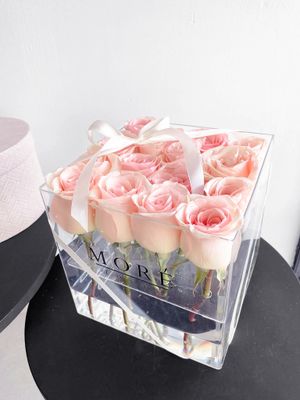 Cristal Box 16 rosas