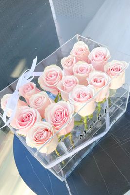 Cristal Box 15 rosas