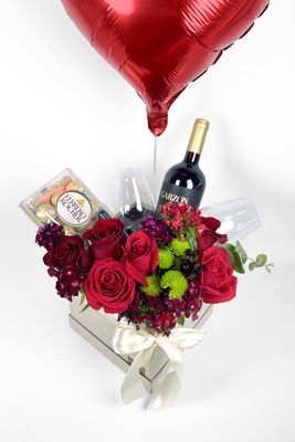Gift Romántica de Vino o Espumante
