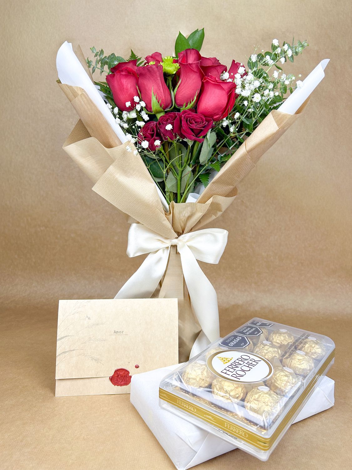Bouquete de 12 + Bombones