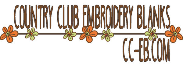 Country Club Embroidery Blanks