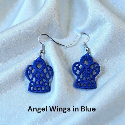 Angel Wings in Blue