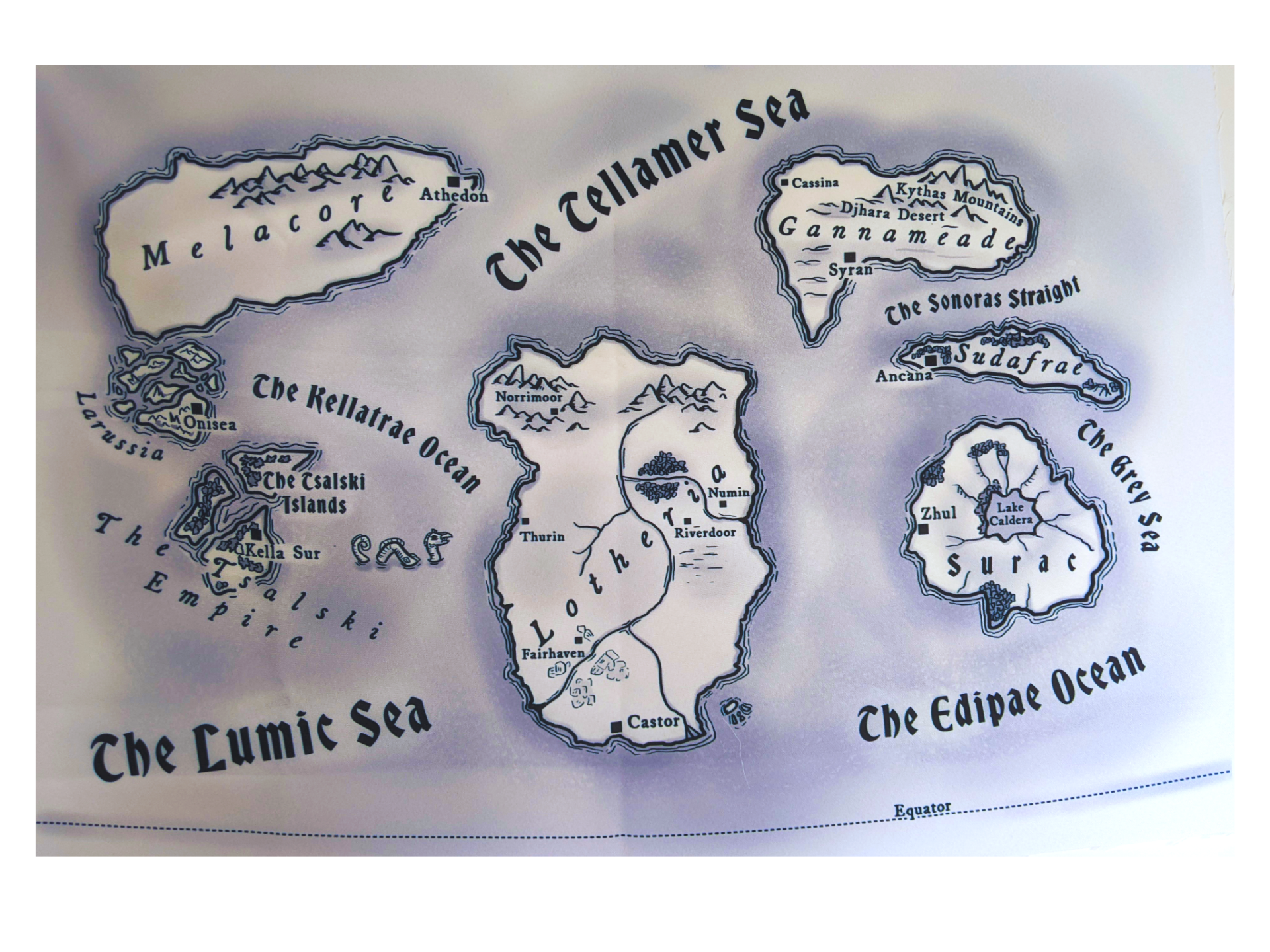 Official MOLTEN CROWN World Map