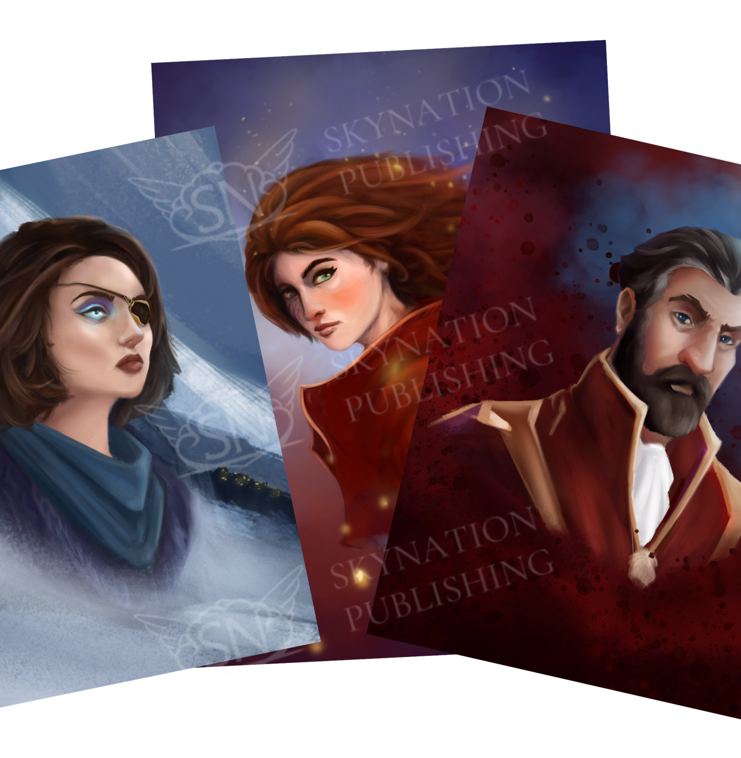 HER CROWN OF FIRE Character Cards