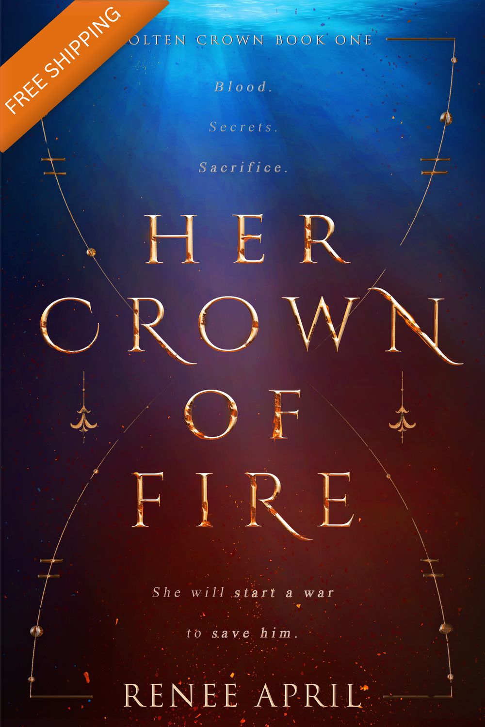 Her Crown of Fire (Molten Crown #1) by Renee April